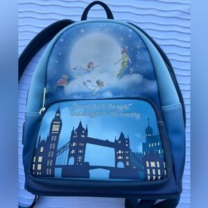 Loungefly Disney Peter Pan Backpack Excellent Condition